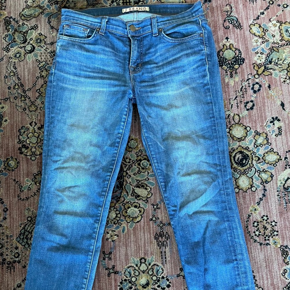 J Brand skinny ankle jeans.